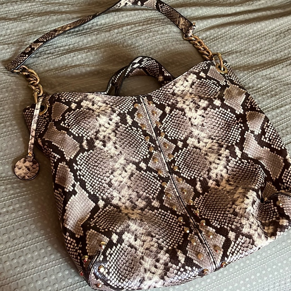 Michael Kors snakeskin bag